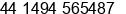 Nomor faks Tn. Mark Wilkinson di High Wycombe