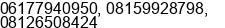 Nomor telpon Tn. Nova Dwi Hartanto di Medan
