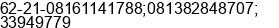 Nomor telpon Tn. chandra - di jakarta utara